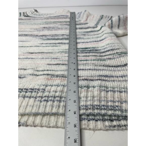 Old Navy Sweater Space Dye Long Sleeves Crew Neck Pullover Wool Blend Gray 2X - Picture 8 of 10